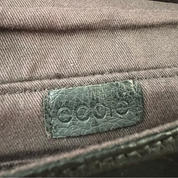 Ecote leather sequined cluch with removal chain shoulder strap - Picture 6 of 7